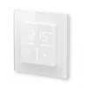 Glass wall thermostat Homematic IP model 161458A0 — digital, white, 230 V, IP20