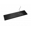Wired slim multimedia keyboard NATEC HERRING — black, low-profile layout, multimedia keys