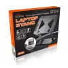 Laptop stand MEDIA-TECH MT2661 — adjustable height, foldable aluminium design for up to 17 inch notebooks