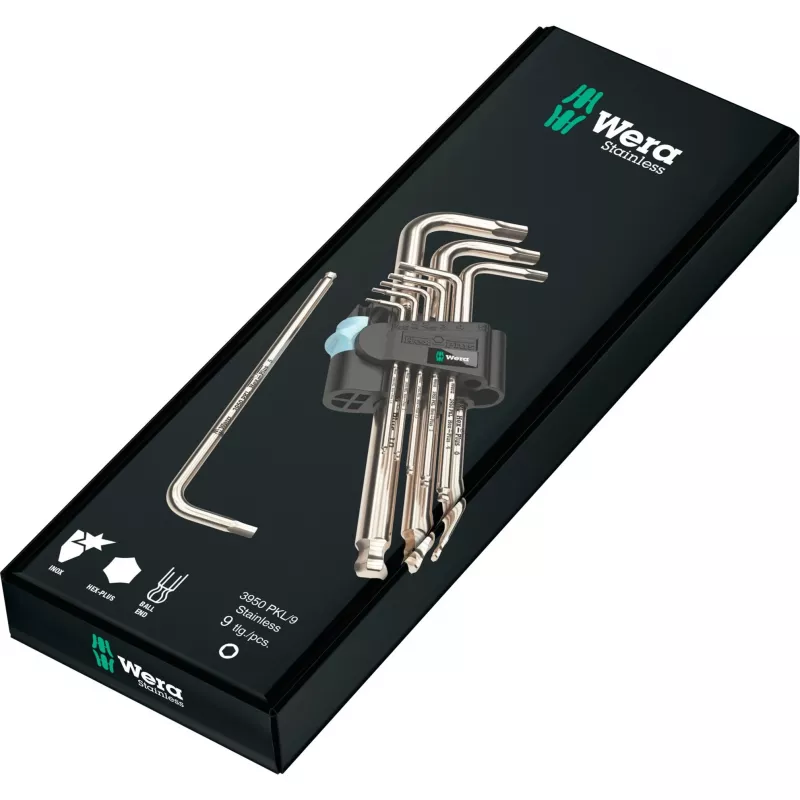 Wera 05073544001 hex key L-shaped hex key set Metric 9 pc(s)