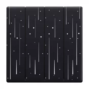 Decorative cover Sonoff T5-4C-86-star for touch switch — model T5-4C-86-star, wall plate for 86×86 mm mounting