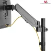 Desk Monitor Mount MACLEAN MC-775 for 32 inch (81.3 cm) screens, VESA 75x75–100x100, up to 8 kg, grey