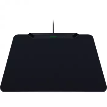 Razer | Wireless Charging Gaming Mouse Mat and Puck, Hard Edition | HyperFlux V2 Wireless Charging System | Gaming Mouse Mat | 360 x 311 mm | Black