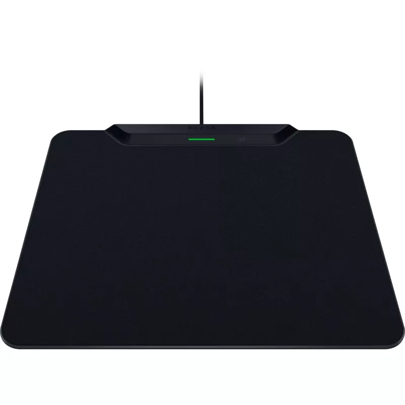 Razer | Wireless Charging Gaming Mouse Mat and Puck, Hard Edition | HyperFlux V2 Wireless Charging System | Gaming Mouse Mat | 360 x 311 mm | Black