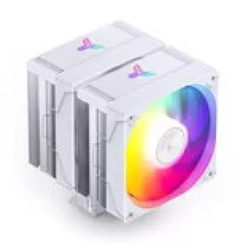 CPU cooler Jonsbo CR-3000E Dual-Tower ARGB White, dual-tower air cooler with ARGB lighting