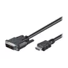 Goobay | DVI-D/HDMI cable, nickel plated | 50580 | DVI-D male Single-Link (18+1 pin) | HDMI male (type A) | 2 m