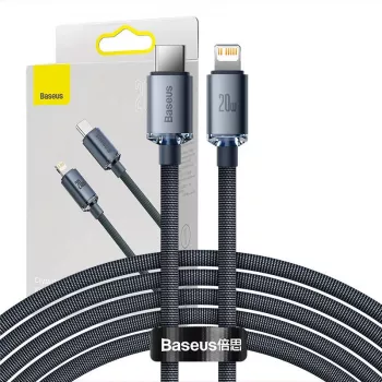 Baseus CAJY000301 mobile phone cable Grey 2 m USB C Lightning