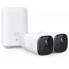 Eufy Security, eufyCam 2 Pro Wireless Home Security Camera System, 365-Day Battery Life, HomeKit Compatibility, 2K Resolution, IP67 Weatherproof, Night Vision, 2-Cam Kit, No Monthl