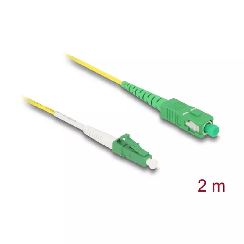 DeLOCK InfiniBand/fibre optic cable 2 m LC SC Yellow 83861