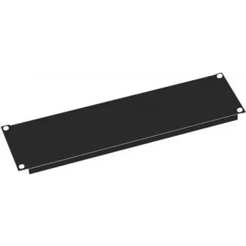 VALUE blanking panel - black RAL 9005 - 3U - 48.3 cm (19inch)