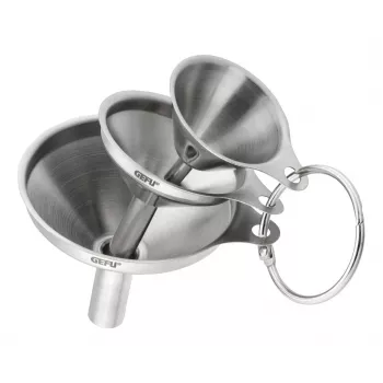 Funnel set GEFU VERSARE G-15511 stainless steel, dishwasher-safe