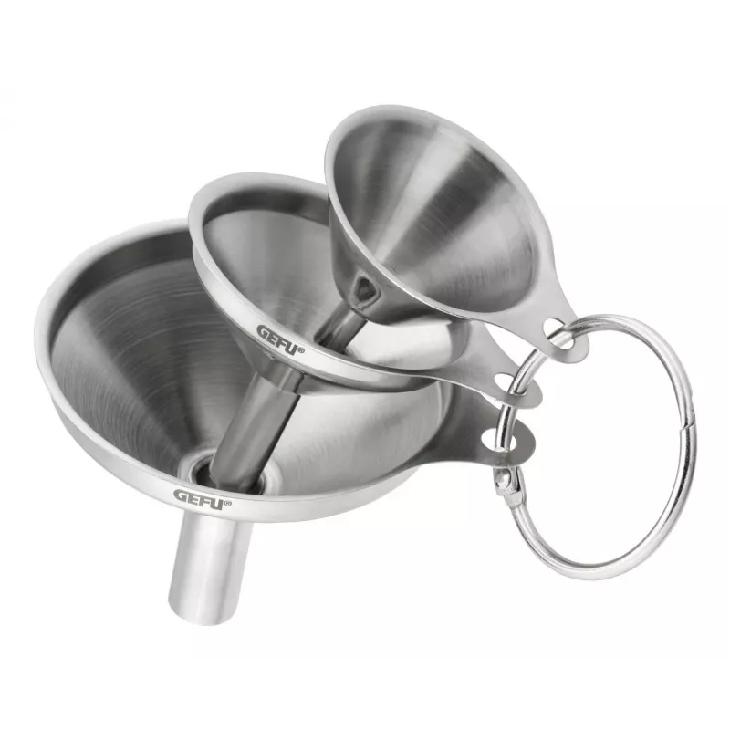 Funnel set GEFU VERSARE G-15511 stainless steel, dishwasher-safe
