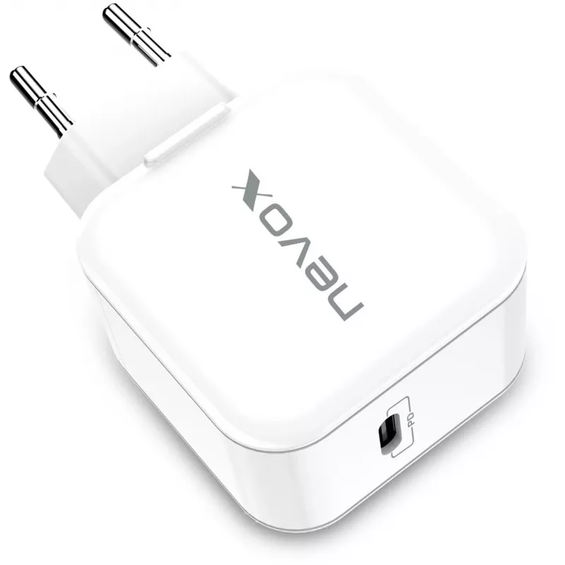 nevox 20W USB-C PD Charger White Power-Adapter