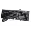 A4Tech Km-72620D - Keyboard-and-Mouse-Set - USB - US - Black