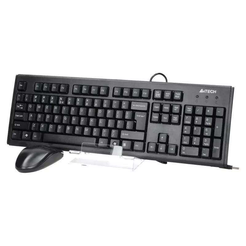 A4Tech Km-72620D - Keyboard-and-Mouse-Set - USB - US - Black
