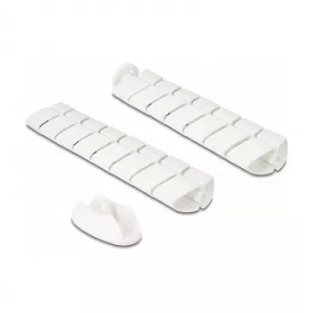 Cable duct DeLOCK 740 x 75 mm height adjustable white