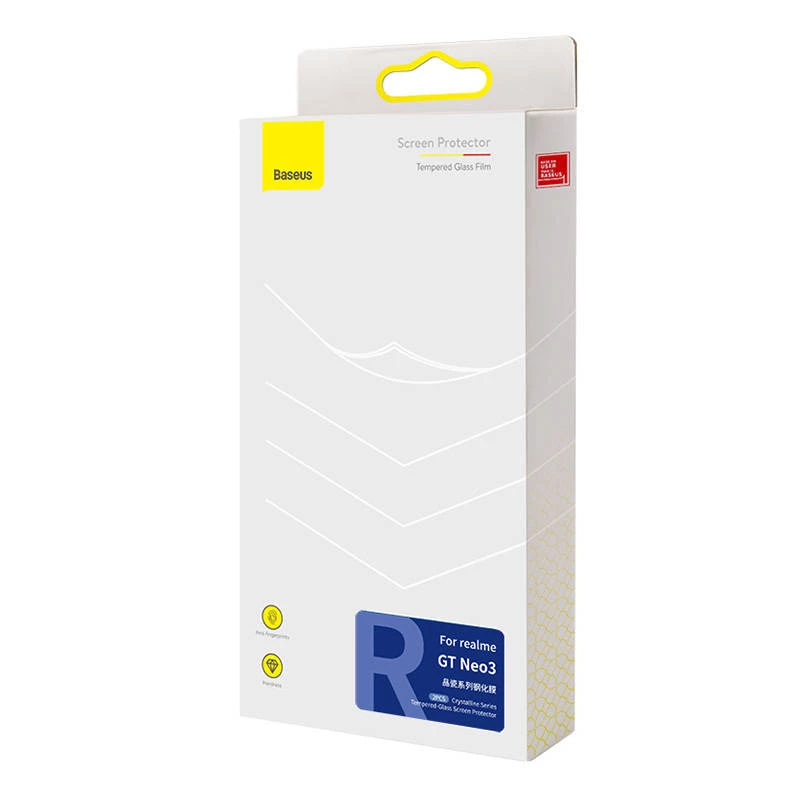 Tempered Glass Screen Protector Baseus for realme GT Neo3 0.33 mm 9H hardness