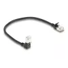 Network Cable DeLOCK RJ45 Cat.6A 0.25m Black