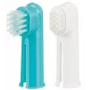Pet finger toothbrush Trixie 2550 — technopolymer, 60 mm height, pack of 2, for cats and dogs