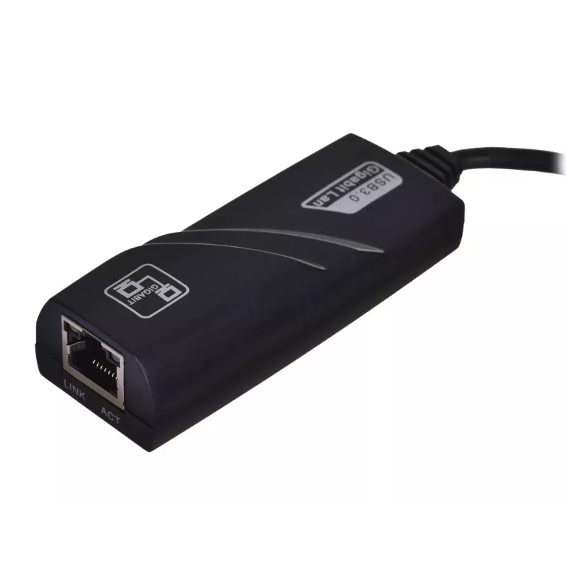 Interface Card Akyga AK-AD-31 USB 3.2 Gen 1 to Gigabit Ethernet (1000 Mbps), RJ-45, black