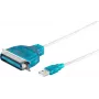 Parallel Printer Cable ShiverPeaks 75607 1.2 m USB-Centronics