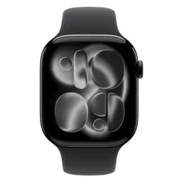 Watch Series 11 GPS 46mm Jet Black Aluminium Case with Black Sport Band - M/L