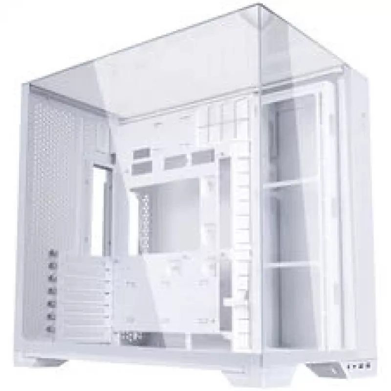 Lian Li O11 Vision Compact Enclosure Bundle + HydroShift II LCD-S 360TL AiO - White