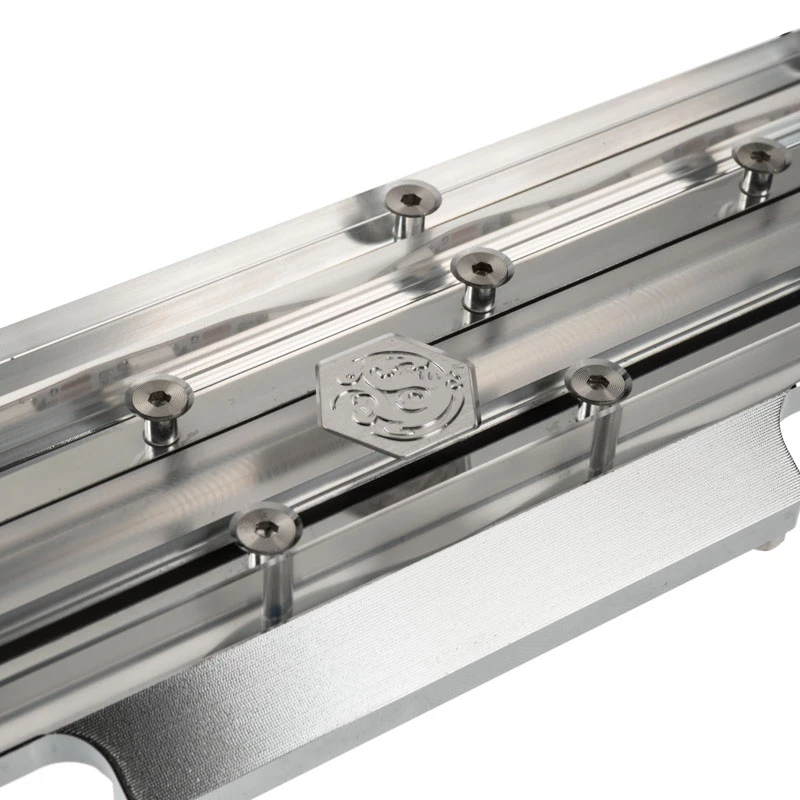 Water block BitsPower BP-MSASDE — acrylic and copper, transparent, includes thermal pads and mounting screws
