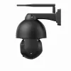 IP dome surveillance camera Foscam SD8P 8MP, 4K 3840x2160, 4x optical zoom, PTZ, IR 50 m, Wi‑Fi, MicroSD up to 256 GB