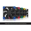 Computer case fan Noctua NF-A8 PWM CH.BK.S 80 mm, 4-pin PWM, 450–2200 RPM, 17.7 dB