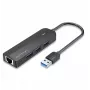 Hub 5w1 Vention USB 3.0 + adapter Gigabit Ethernet