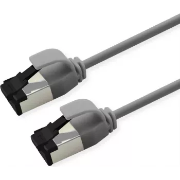 ROLINE U/FTP Patch Cable Cat.8.1 LSOH slim Grey 2m (21.15.3215)