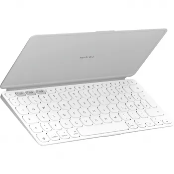 Logitech Keys-To-Go 2 Keyboard Universal Bluetooth QWERTZ German White