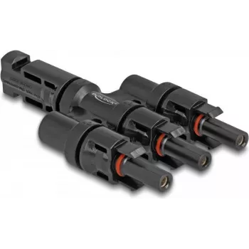 Solar Panel Connector DeLOCK DL4 1 Male to 3 Female Black
