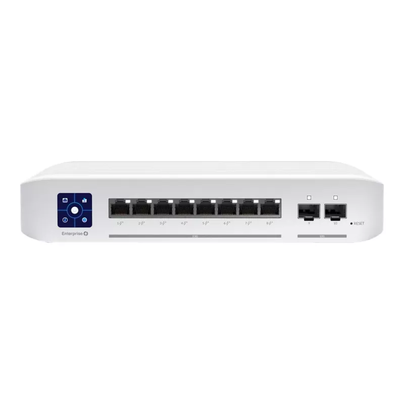 Ubiquiti UniFi Enterprise 8 PoE Managed L3 2.5G Ethernet (100/1000/2500) Power over Ethernet (PoE) Stainless steel