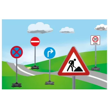 Toy traffic signs set Jamara 460293