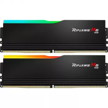 DIMM 48 GB DDR5-6000 (2x 24 GB) Dual-Kit, Memory black, F5-6000J3036F24GX2-RM5RK, Ripjaws M5 RGB, INTEL XMP