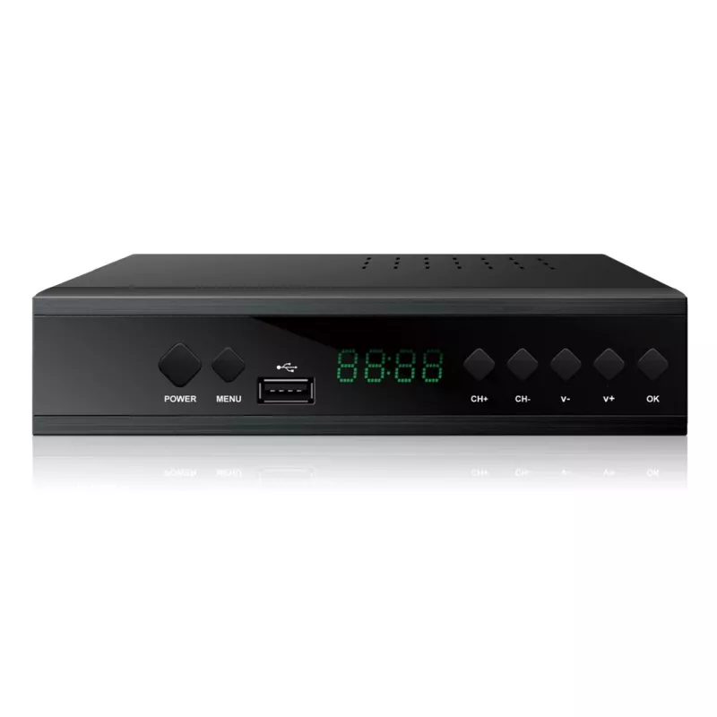 Extralink Home Tuner DVB-T2 Digital TV Decoder H.265 HEVC FULL HD USB HDMI + Remote Control
