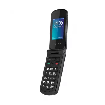 Flip phone Kruger & Matz Iron 5 Flip KM0466 — Dual SIM, 2.4 inch display, IP68/IP69K, 1200 mAh