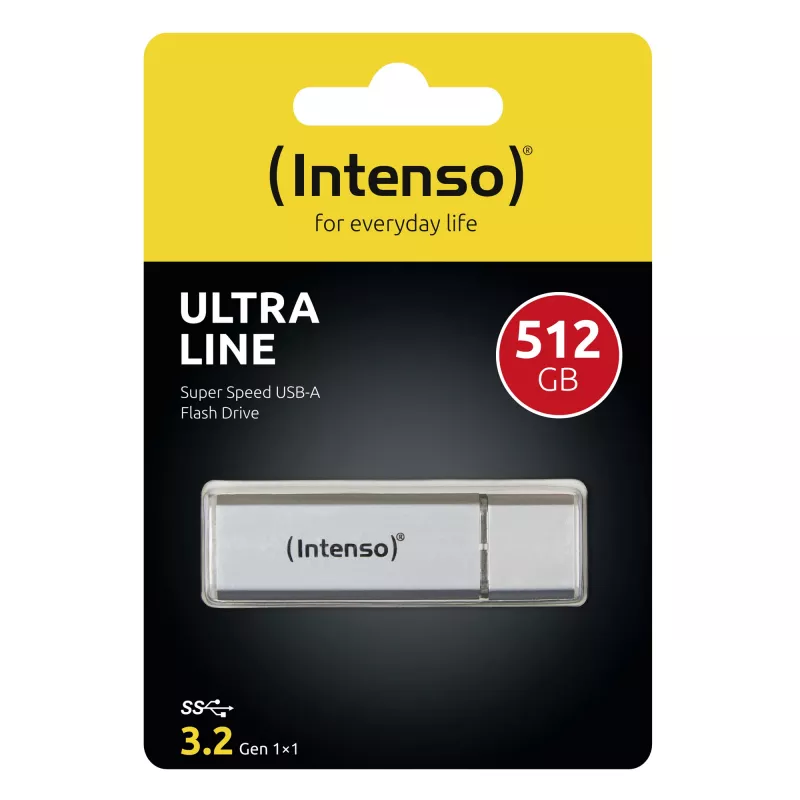 USB flash drive Intenso 512 GB USB Type-A 3.2 Gen 1 Silver