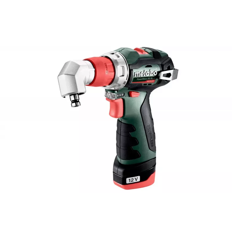Pistol Grip Drill Metabo PowerMaxx BS BL Q, 12V, 2Ah, 1500 RPM, 900g