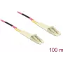 Network Cable Delock LC Duplex Multimode OM4 100m Black