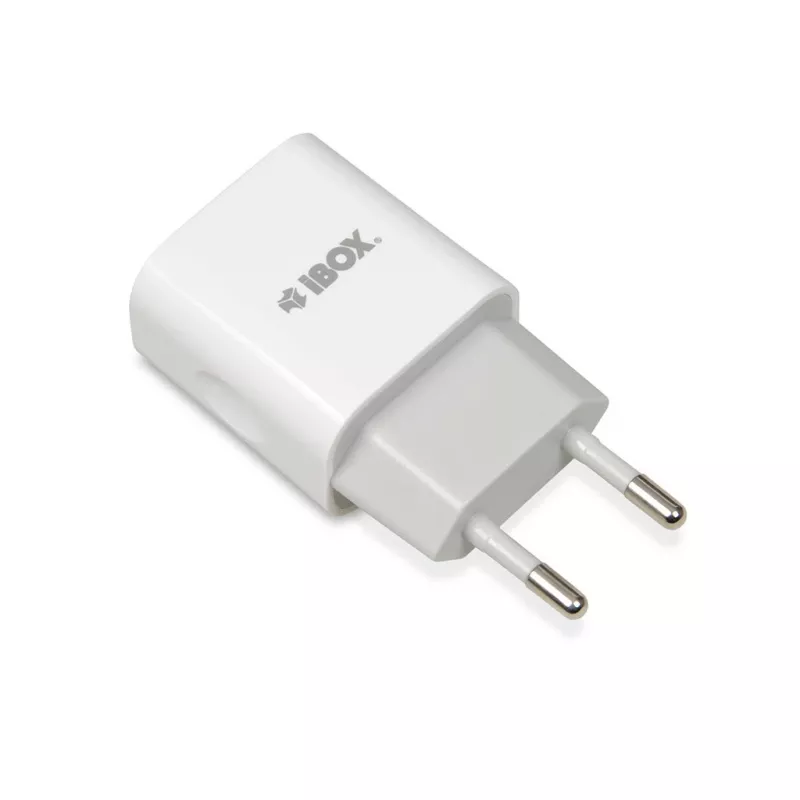 AC Indoor Charger IBOX C-35 Universal White — 5 V max, 0.3 A input, 1 A USB output