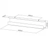 Cable tray VALUE 17.99.1315 Black 600mm x 114mm x 76mm
