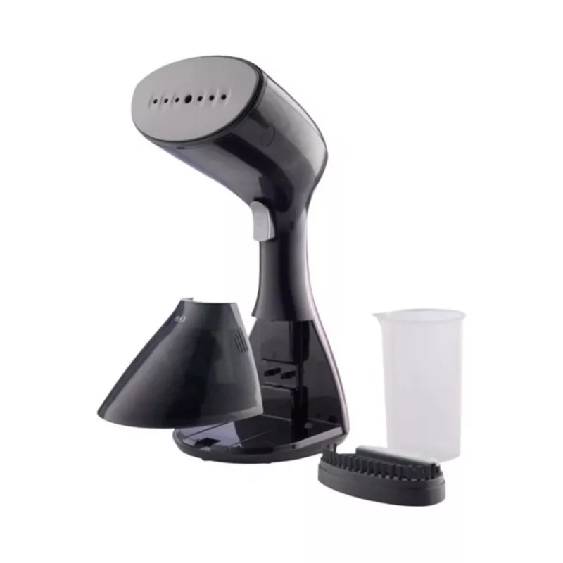 Clothes steamer Gorenje GS2100BKV — 2100 W, 0.22 L removable tank, 25–35 g/min steam, 2 power levels, black