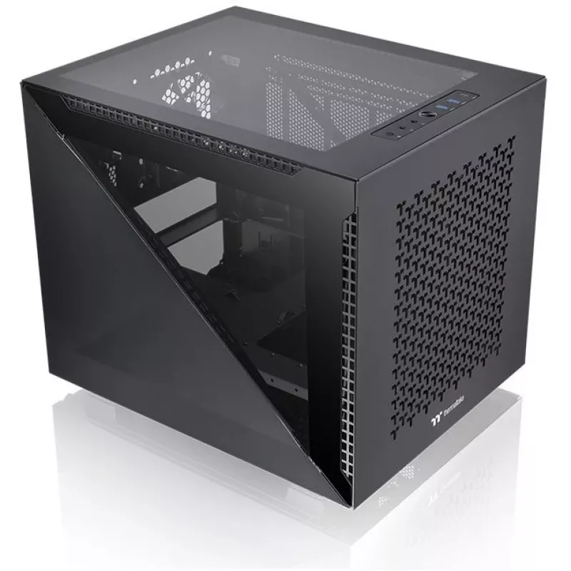 PC Case Thermaltake Divider 200 TG Air Micro Tower Black