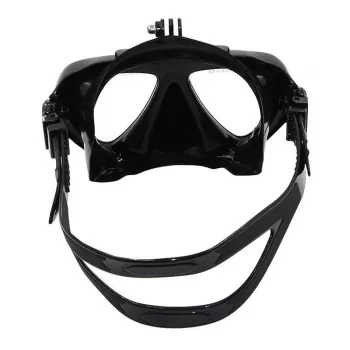 Diving mask Telesin with detachable mount for sports cameras, model GP-DIV-GS2-BK