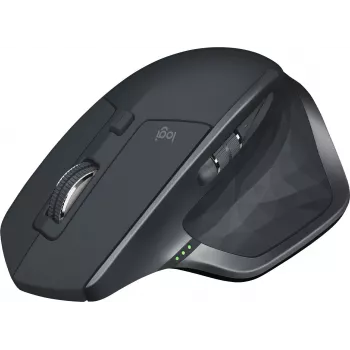 Wireless mouse Logitech MX Master 2S Bluetooth Edition Black — ergonomic, Bluetooth and USB receiver connectivity, rechargeable battery