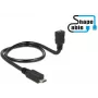 USB cable DeLOCK 83925 USB 2.0 0.5 m Micro-USB B USB C Black