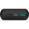 Fast-Charging-Powerbank 20.000 mAh (black, PD, Quick Charge 3.0, Super Charge)